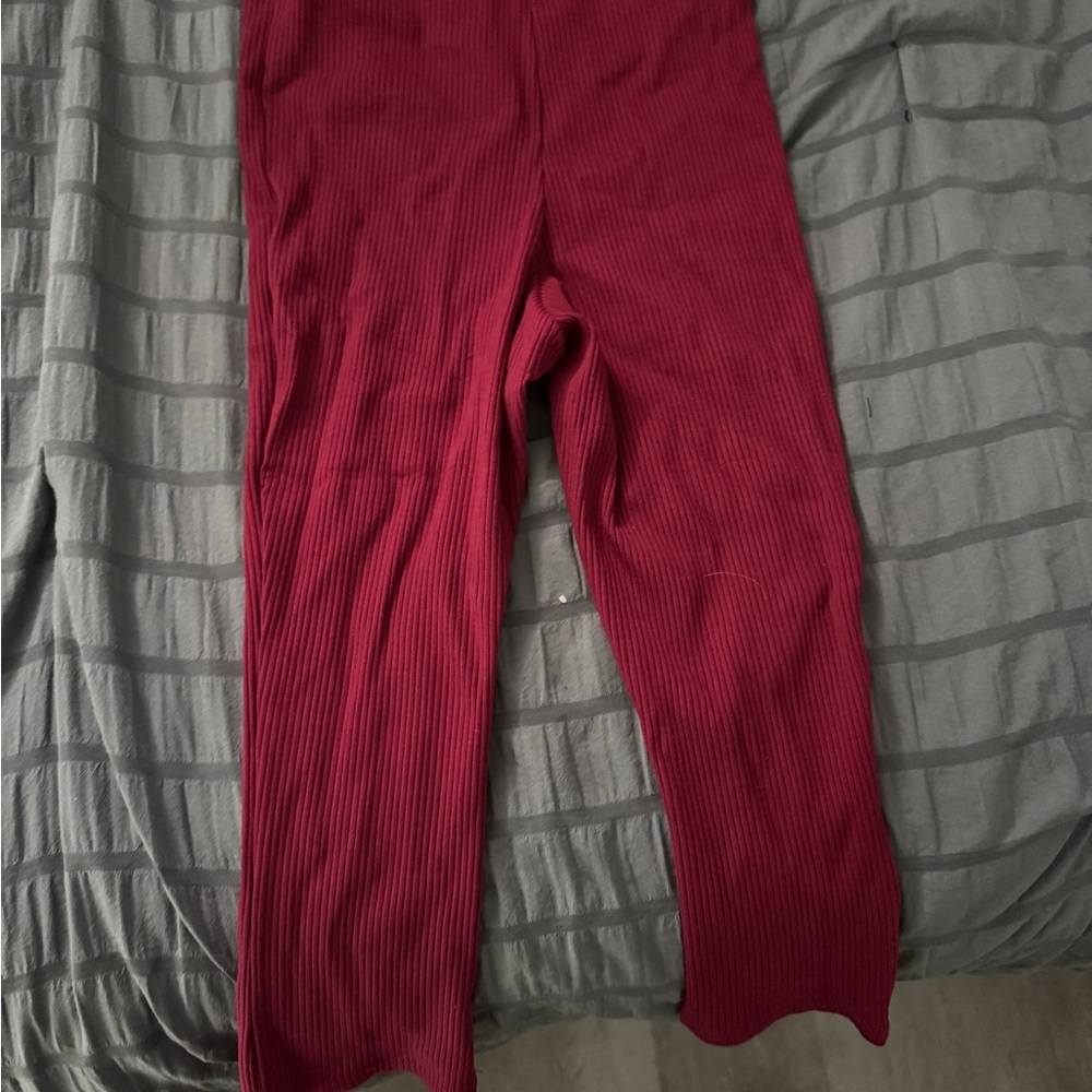 Carina Snatched Pant Set - burgundy - Picture 4 of 4